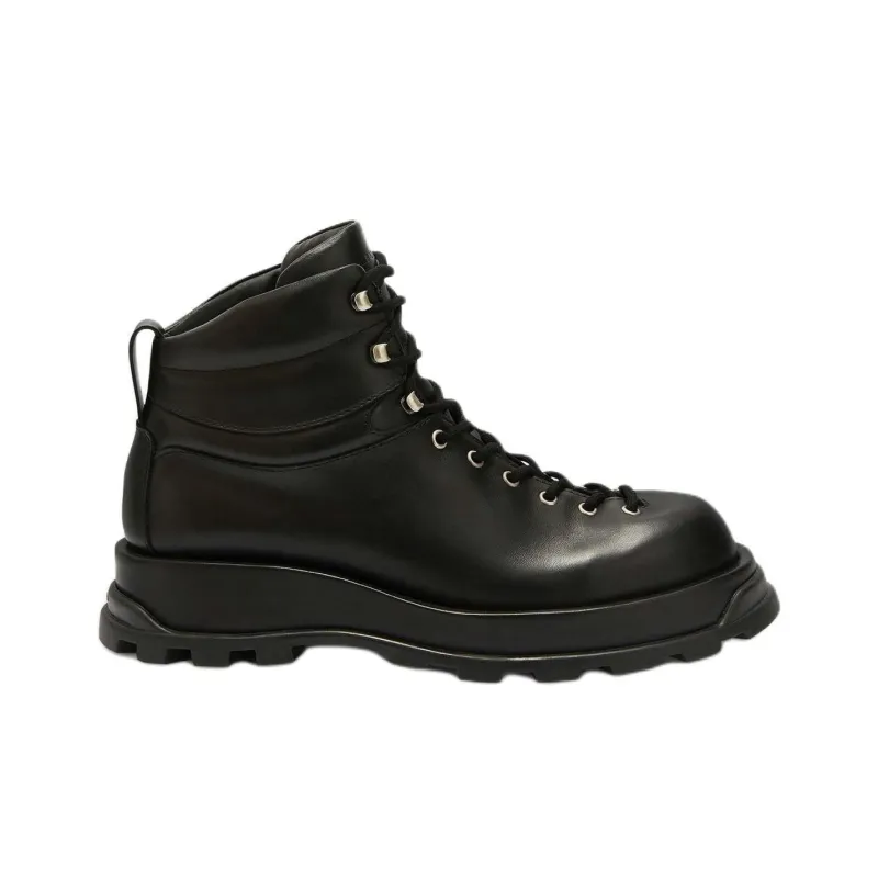 JIL SANDER Lace Up Ankle Boots-1