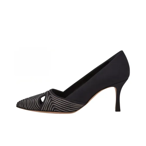 MANOLO BLAHNIK Turgipump Slim Heel High Heels 7cm Women's Black