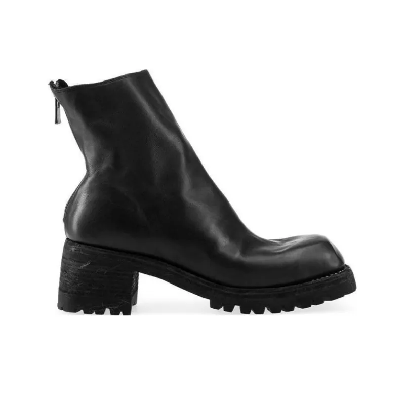 GUIDI Ankle Boots Unisex Black-1