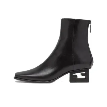 FENDI Square-Toe Heeled Boots Women's