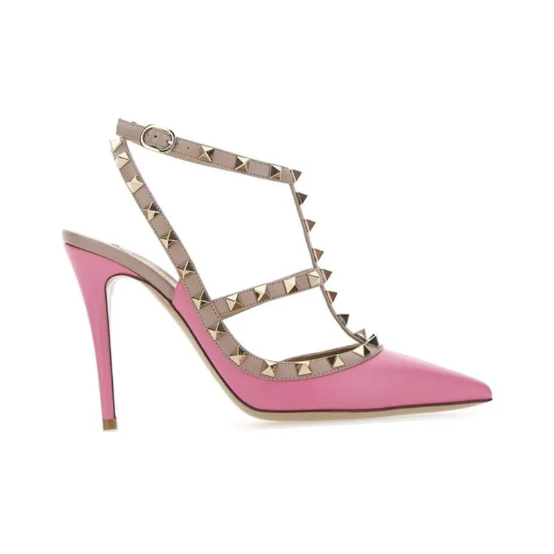 Valentino Garavani Rockstud 100mm Caged Pumps-1