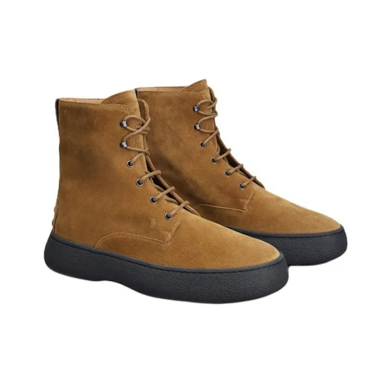 TOD'S W.G. Lace-Up Ankle Boots-2