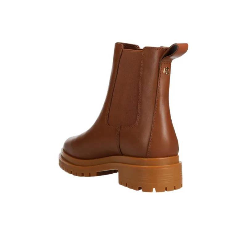 Polo Ralph Lauren Short Chelsea Boots Women's Brown-3