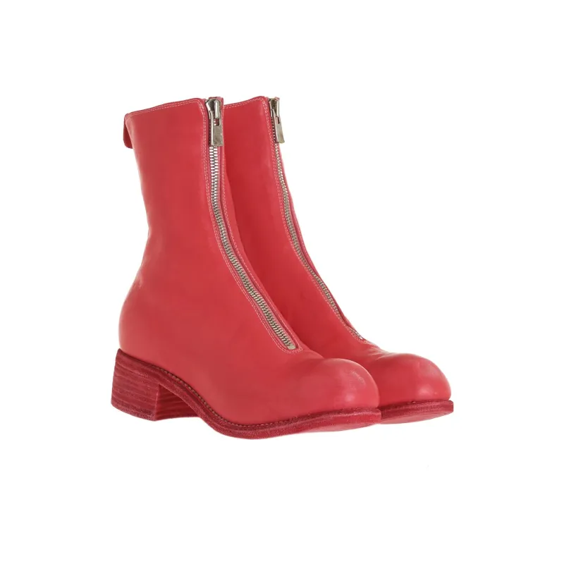 GUIDI Ankle Boots Women's Red-2