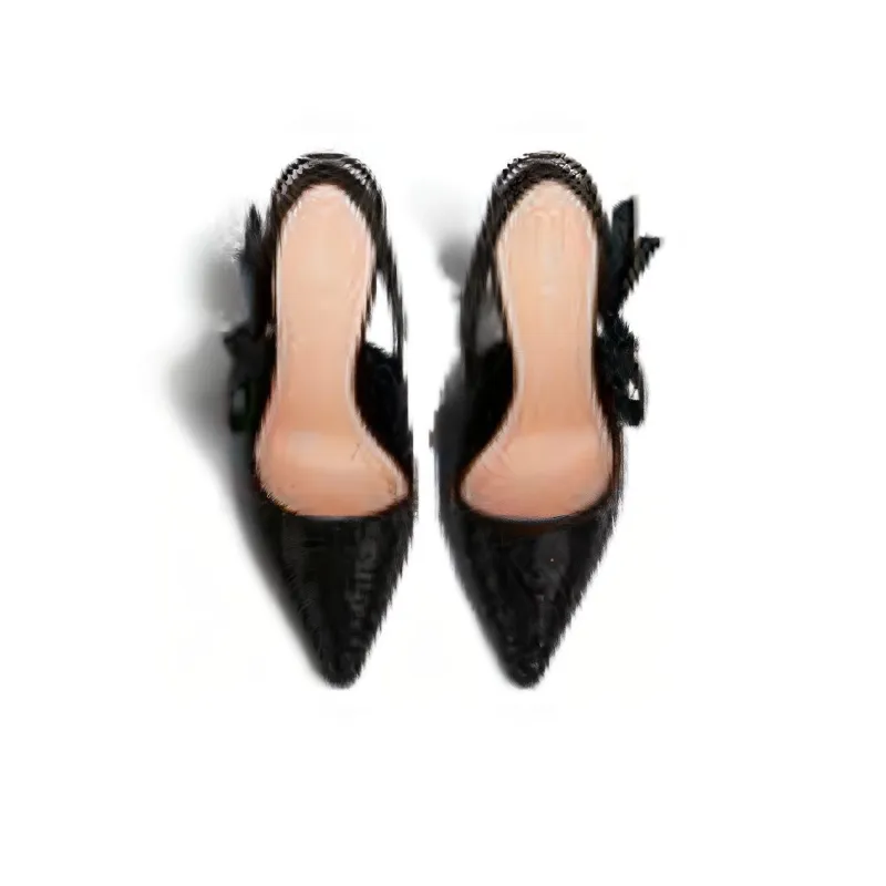 DIOR J'Adior Slim Heel High Heels Women's Black-3