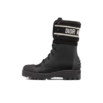 DIOR D Major Crew Mid Calf Boots Women's Black