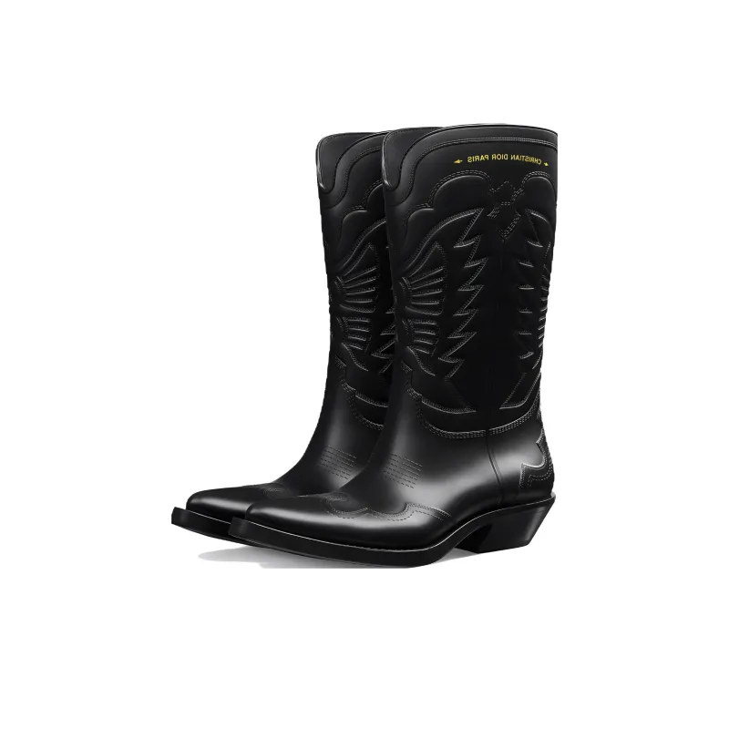 DIOR WIND Ankle Boots 4.5cm Women's Black-2