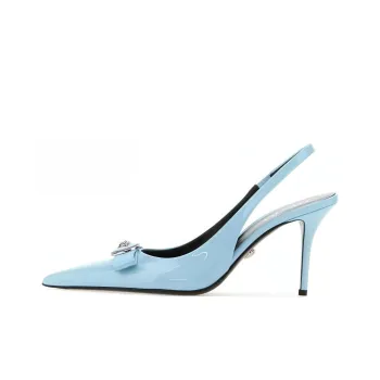VERSACE Gianni Ribbon 85mm Slingback Pumps