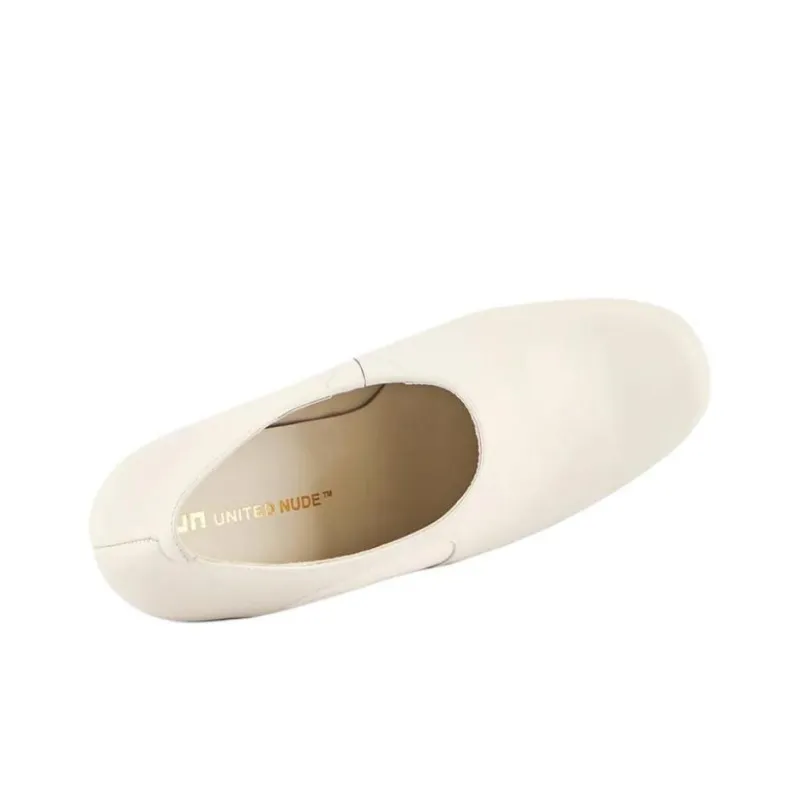 UNITED NUDE Eamz Dot Irregular Heel High Heels 10cm Women's White-4