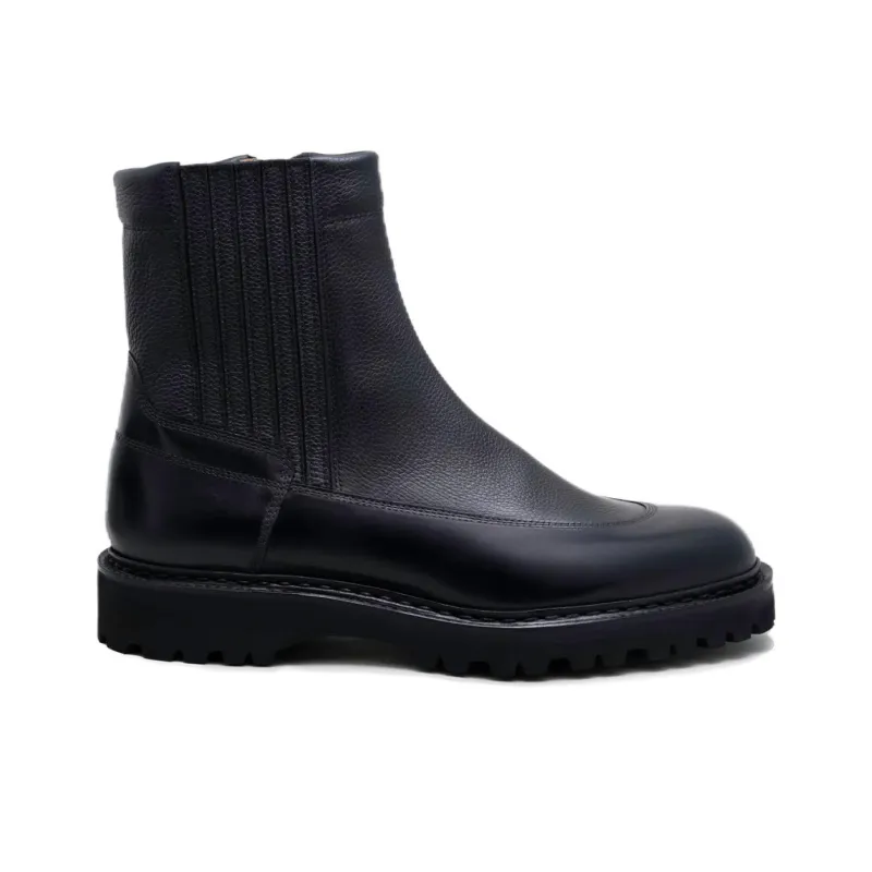 JOHN LOBB Ridge Ankle Boots Men's Black-1