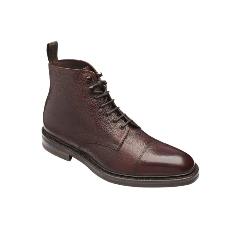 LOAKE Victory Ankle Boots Men's Brown Red-2
