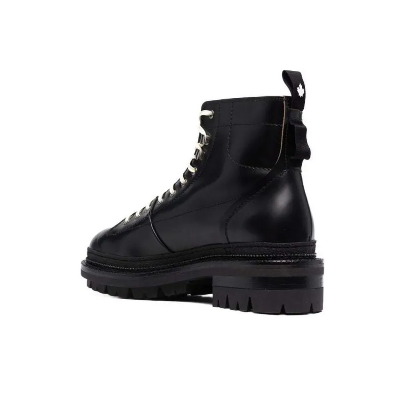 DSQUARED 2 Short Martin Boot Men's Black-3