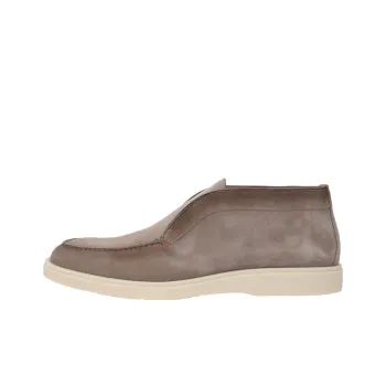 Santoni Desert Round Toe Slip-On Boots