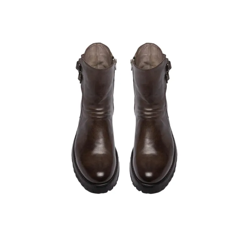 Officine Creative Buckle detail Leather Boots Women's-4