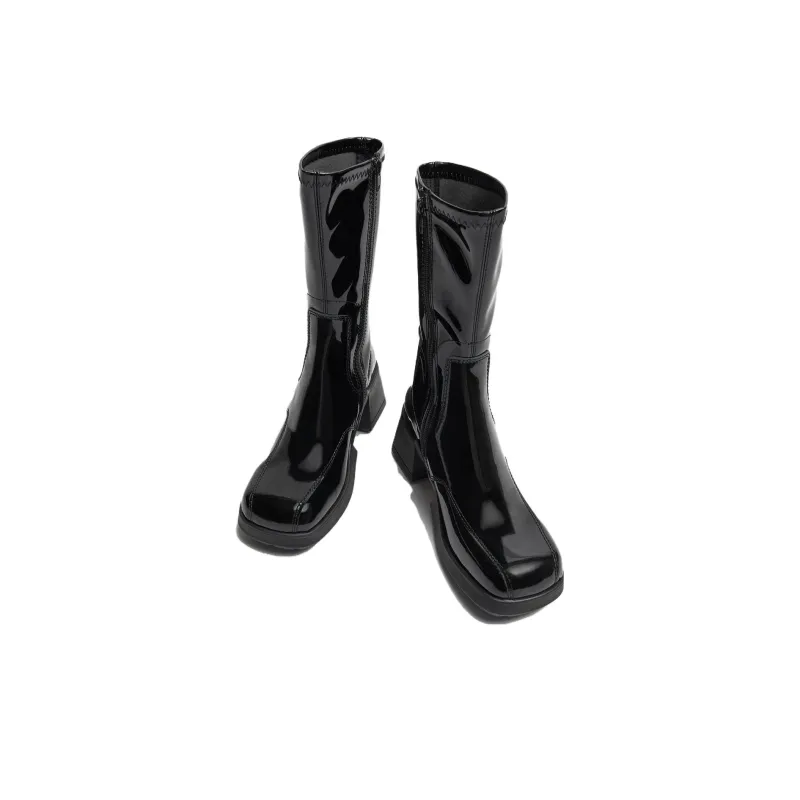 MIISTA Ankle Boots 6cm Women's Black-3