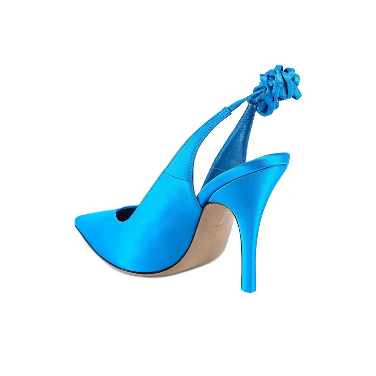 The Attico Ankle tied Leather Pumps-2