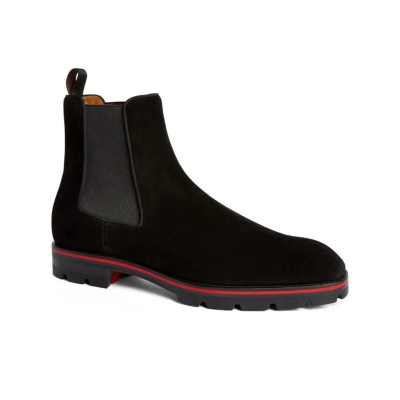 CL LUBOTING Chelsea Boots Men's Black-1