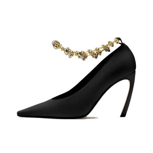 Lanvin Swing 95mm Knotted chain Pumps