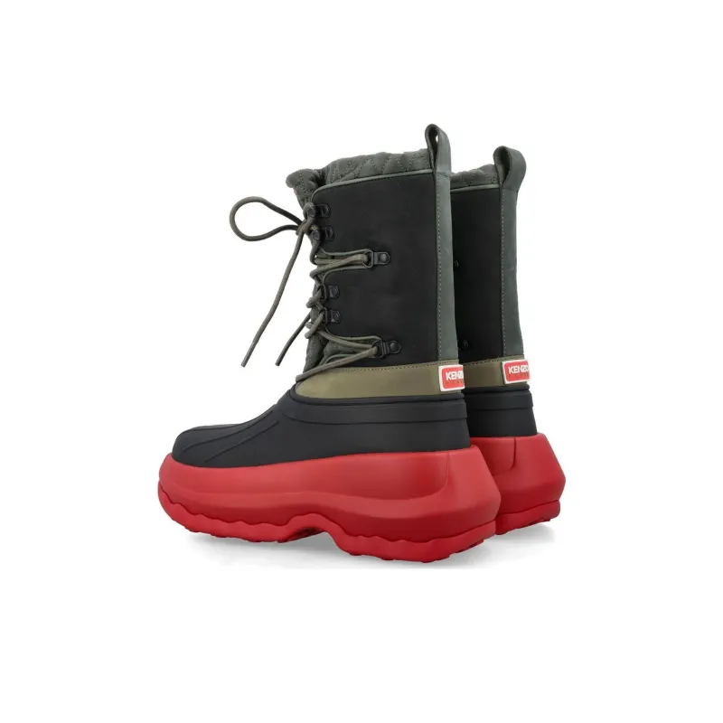Hunter x KENZO Ankle Boots Men's Green-2