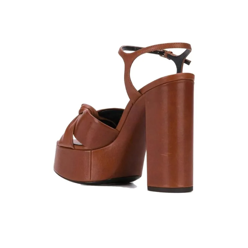 SAINT LAURENT Bianca 110mm Platform Sandals-3