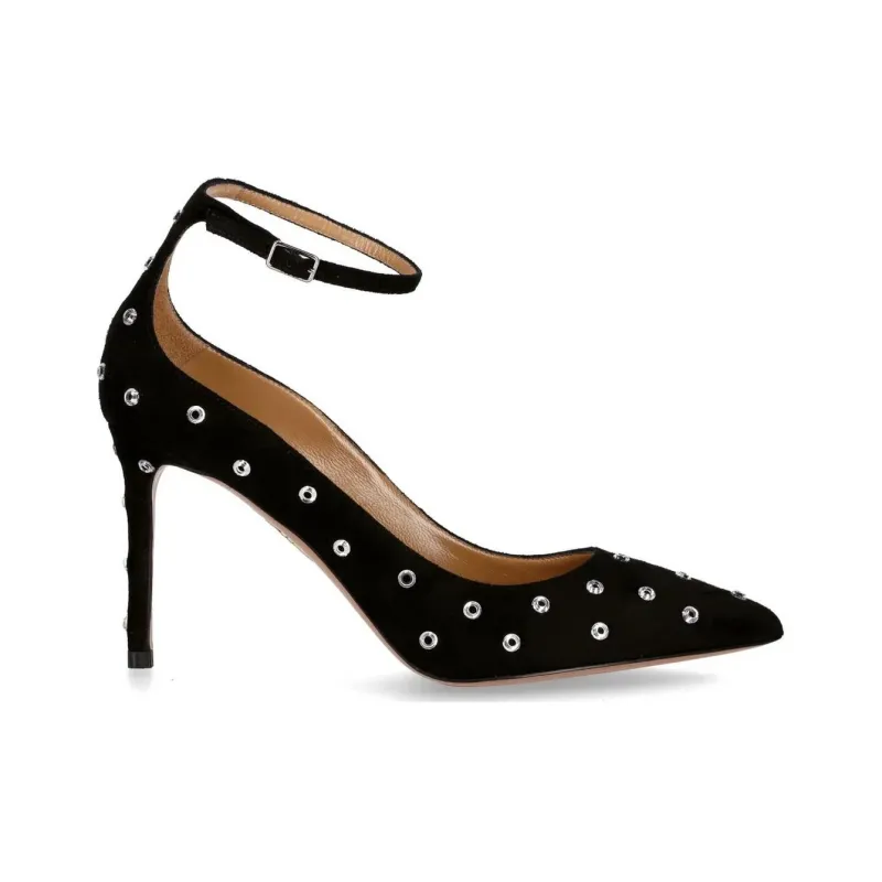 AQUAZZURA Love Affair Slim Heel High Heels 8.5cm Women's Black-1