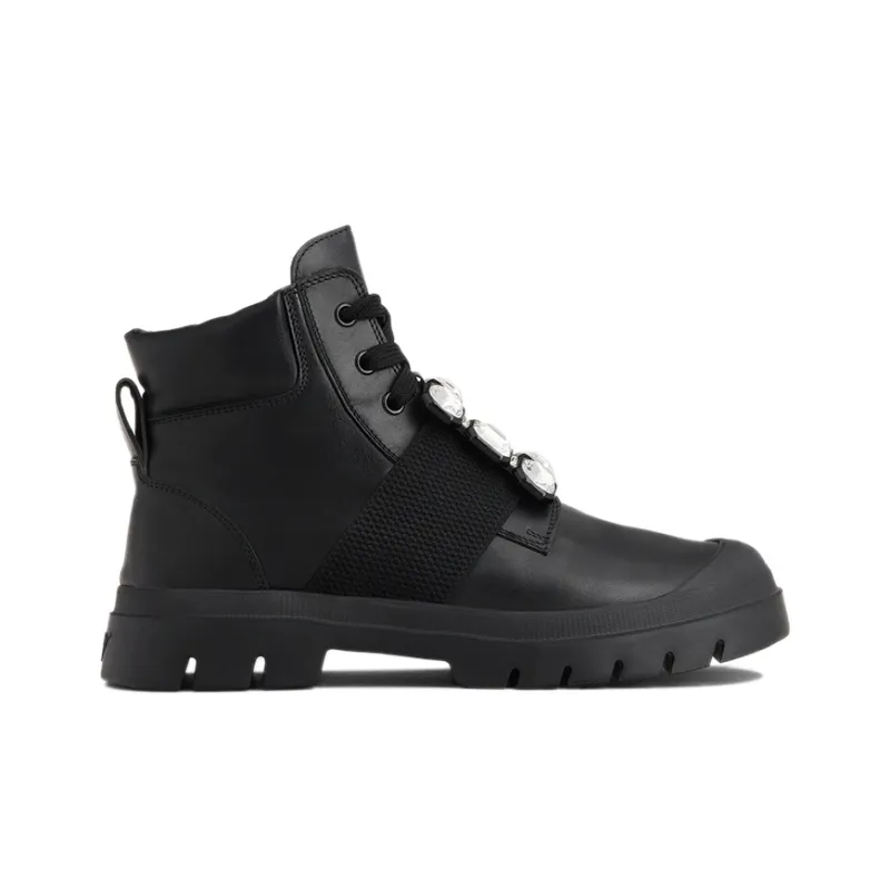 Roger Vivier WALKYVIV Ankle Boots Women's Black-1