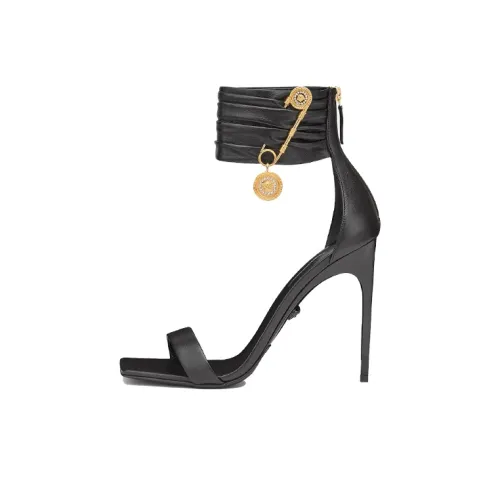 VERSACE Slim Heel High Heels 11cm Women's Black