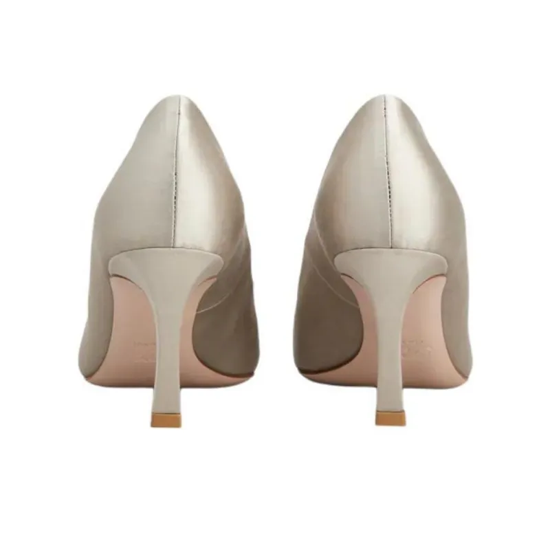 Roger Vivier Trompette High Heels 7cm Women's Silver-5