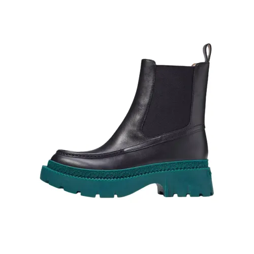 COACH Short Chelsea Boots Women's Black