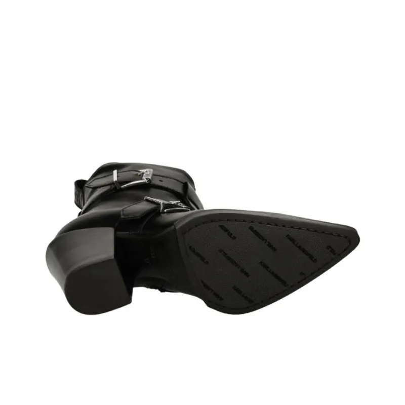 KARL LAGERFELD Kowboy Ankle Boots 7cm Women's Black-5