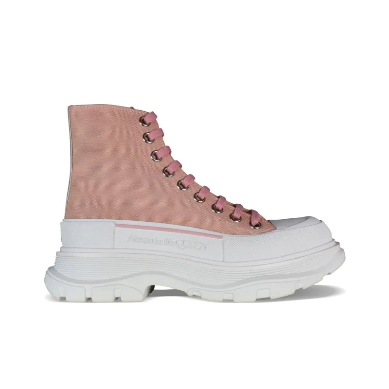 Alexander McQueen Tread Slick Boot Magnolia White Women's-1