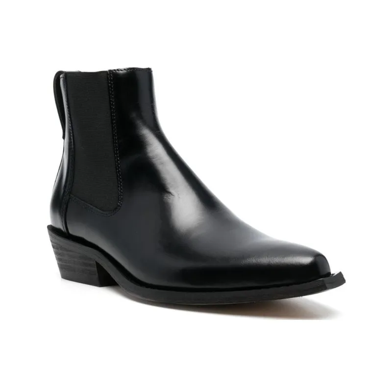 OUR LEGACY Cyphre Pointed Leather Boots Women's-2