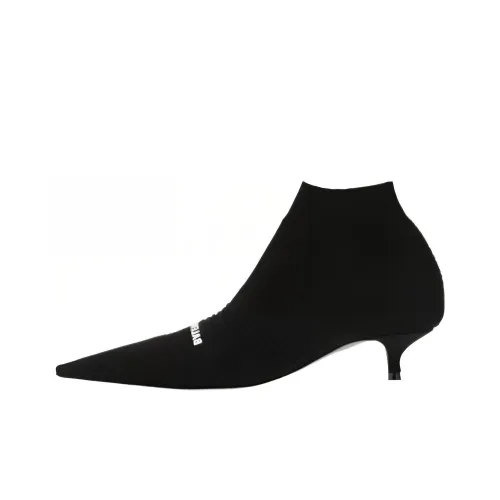 Balenciaga Knife Ankle Boots 4cm Women's Black