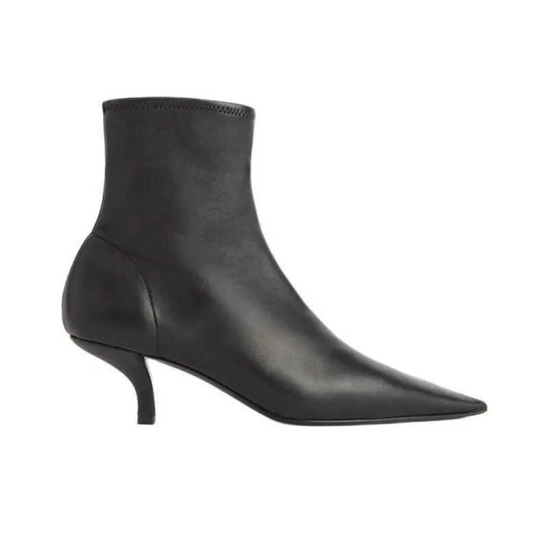 TOTEME Ankle Boots 5.5cm Women's Black-1