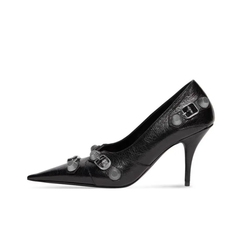 Balenciaga Cagole 90mm Pump Black Women's-0