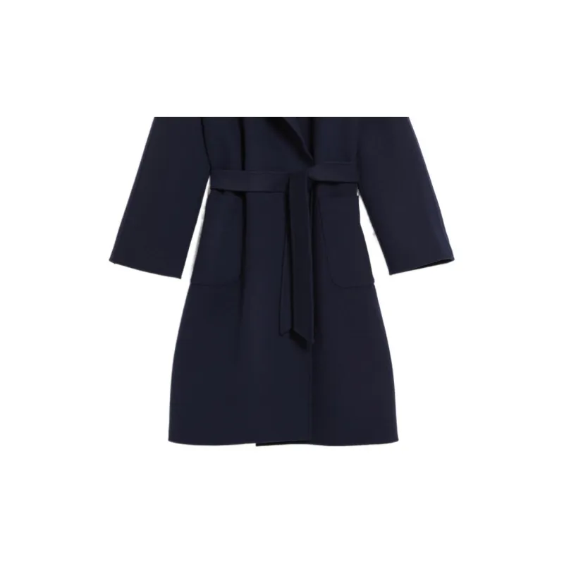 WEEKEND MaxMara Coats Women's Navy Blue-5