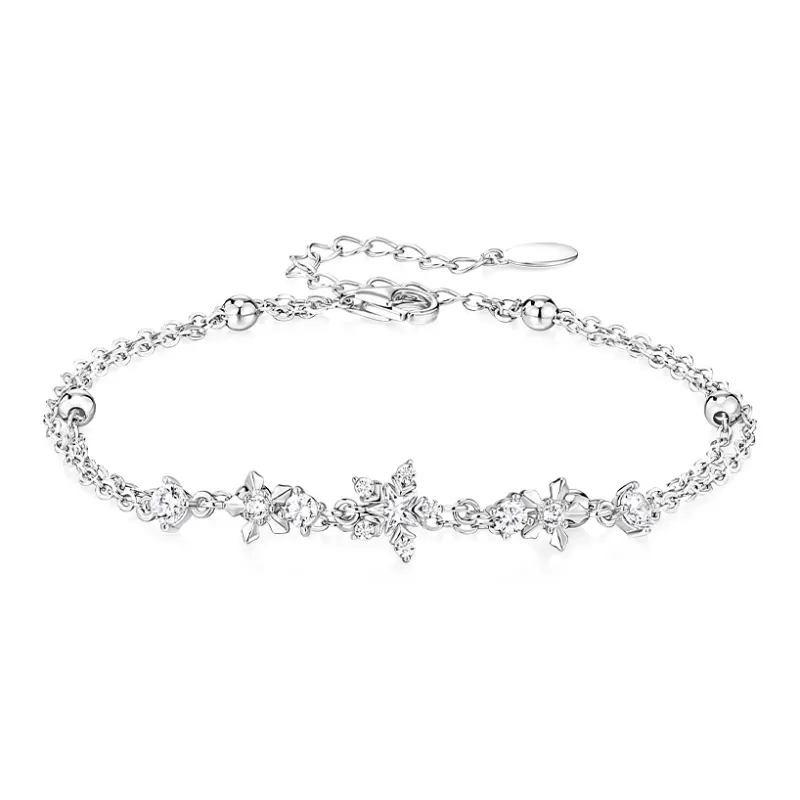 KADER 925 Sterling Silver Bracelets Women's Silver-0