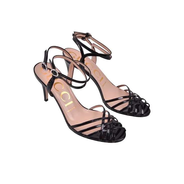 GUCCI Slim Heel High Heels Women's Black-1