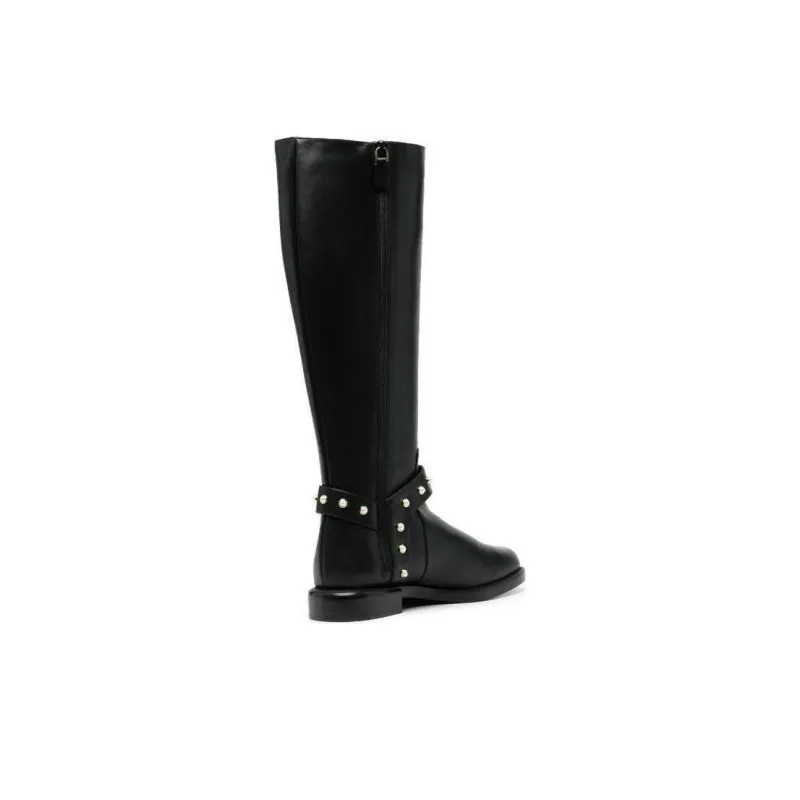 stuart weitzman Studded Knee-high Leather Boots-3