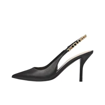 GUCCI Signoria Slim Heel High Heels 10cm Women's Black