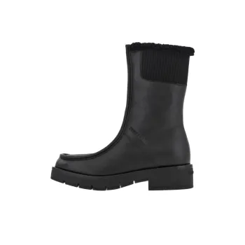 FERRAGAMO Montse Fur Ankle Boots Women's Black