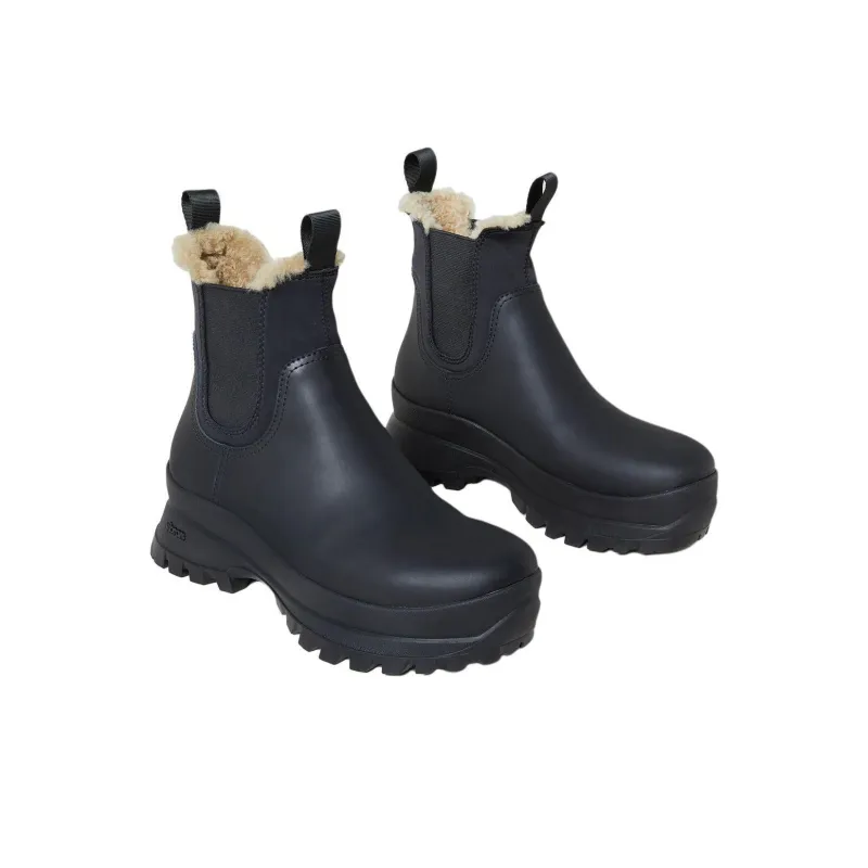 Loeffler Randall Tara Short Chelsea Boots 4.4cm Women's Black-3
