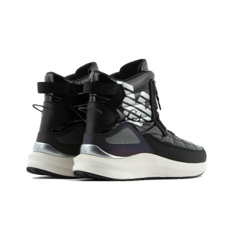 Ea7 EMPORIO ARMANI Mountain Quilted High-top Sneakers-3