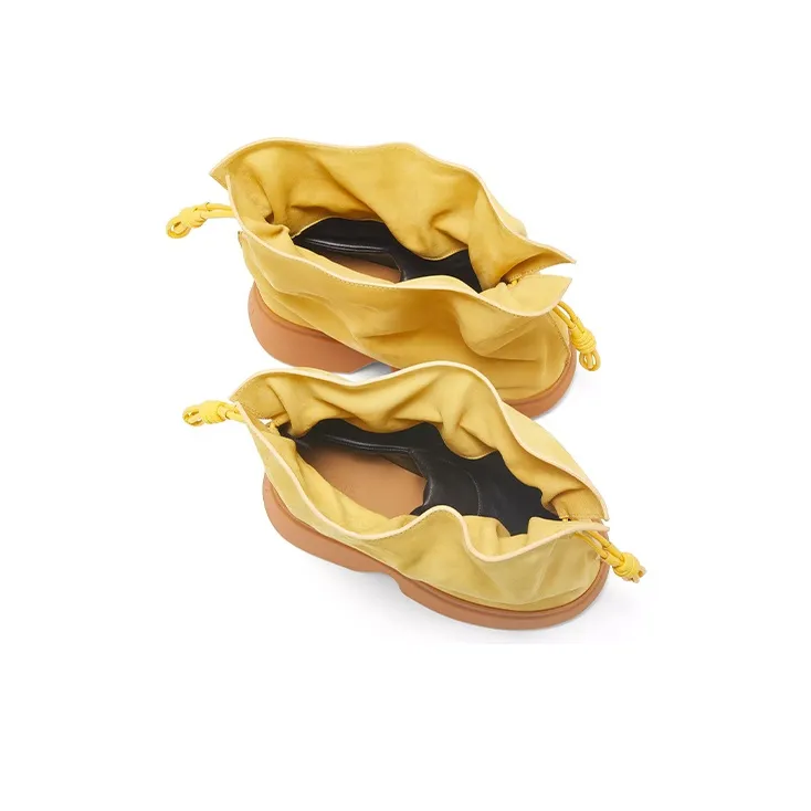 LOEWE Flamenco Ankle Boots Women's Yellow-3