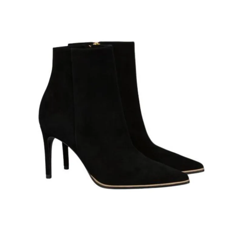 Pollini Attitude Ankle Boots 8.5cm Women's Black-2
