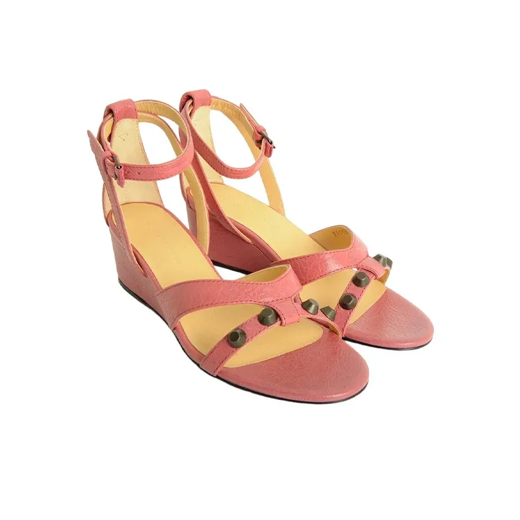 Balenciaga Wedge Heel High Heels Women's Pink-1