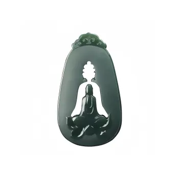 CUIYIN Hetian Jade Pendants Green Jade Unisex