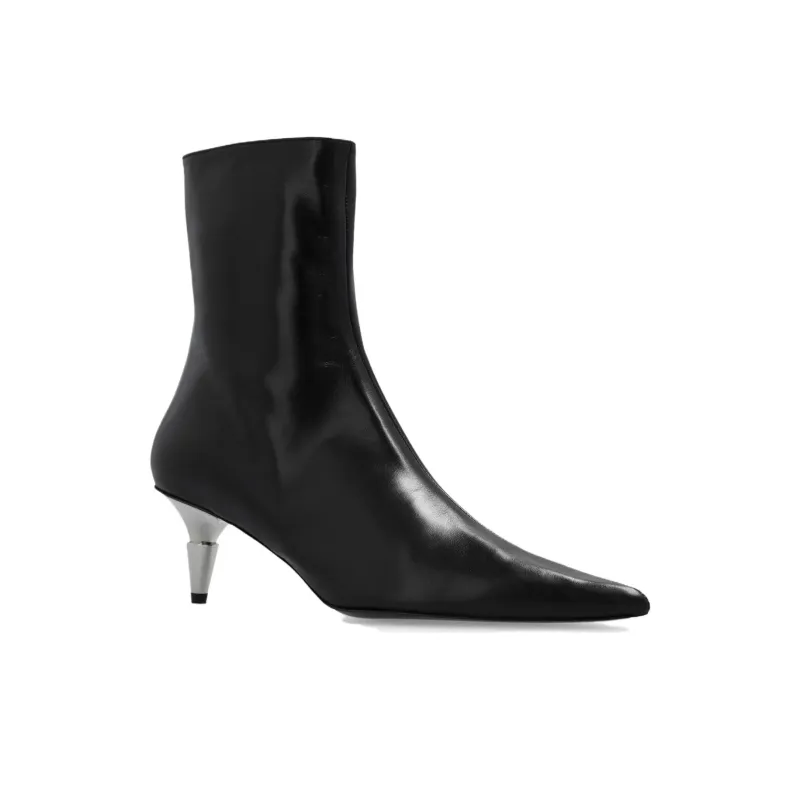 PROENZA SCHOULER Spike Pointed-toe Ankle Boots-2