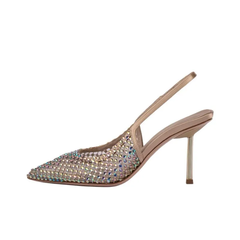 Le Silla Glida 80mm Slingback Pumps-0