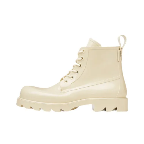 Bottega Veneta Ankle Boots Men's Sea Salt White